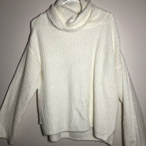 Soft small white sweater